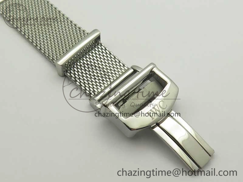 EasyCare Portofino Automatic SS MKF 1:1 Best Edition White Dial On SS Mesh Bracelet A2892 V 7205