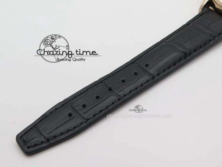 Portofino Chrono RG Black Dial on Black Leather Strap A SportInspired 7389