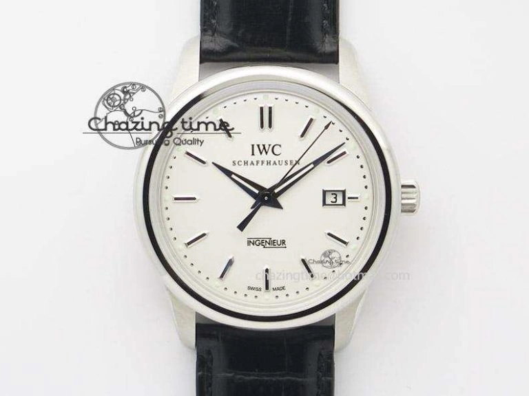 Snug Portofino Chrono SS Black Dial on Black Leather Strap A 7390
