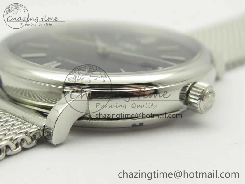 Efficient Portofino IW356501 SS V3 MK 1:1 Best Edition Black Dial On SS Mesh Bracelet MIYOTA 7195
