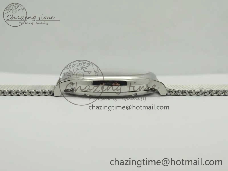 Efficient Portofino IW356501 SS V3 MK 1:1 Best Edition Black Dial On SS Mesh Bracelet MIYOTA 7195
