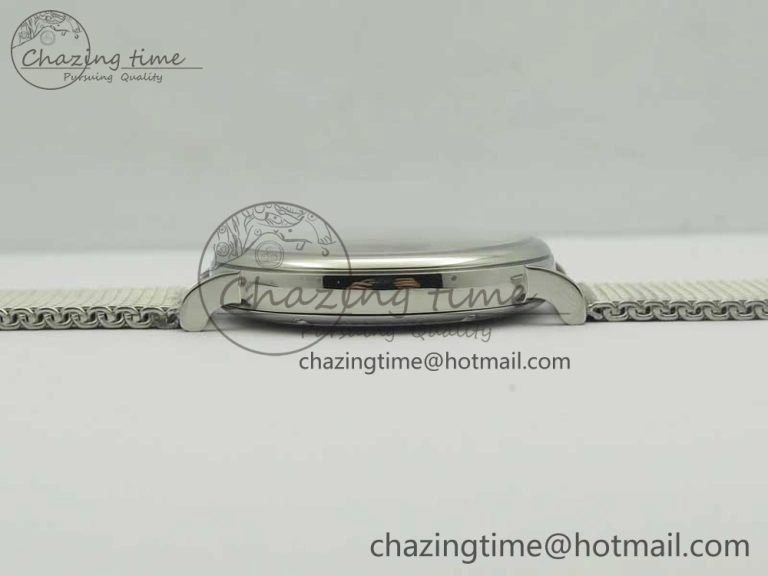 GoAnywhere Portofino IW356501 SS V3 MK 1:1 Best Edition Blue Dial On SS Mesh Bracelet MIYOTA 7194