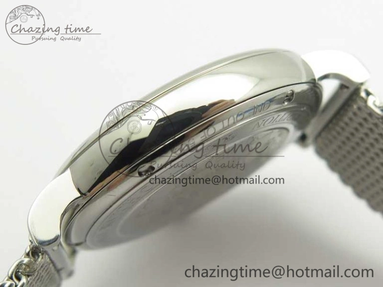 GoAnywhere Portofino IW356501 SS V3 MK 1:1 Best Edition Blue Dial On SS Mesh Bracelet MIYOTA 7194