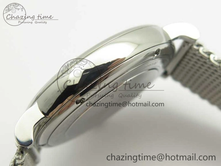 Fashionable Portofino IW356501 SS V3 MK 1:1 Best Edition White Dial Gold Markers On SS Mesh Bracelet MIYOTA 7197