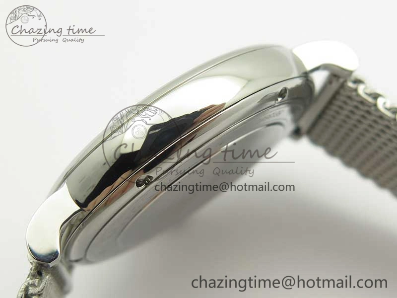 Fashionable Portofino IW356501 SS V3 MK 1:1 Best Edition White Dial Gold Markers On SS Mesh Bracelet MIYOTA 7197