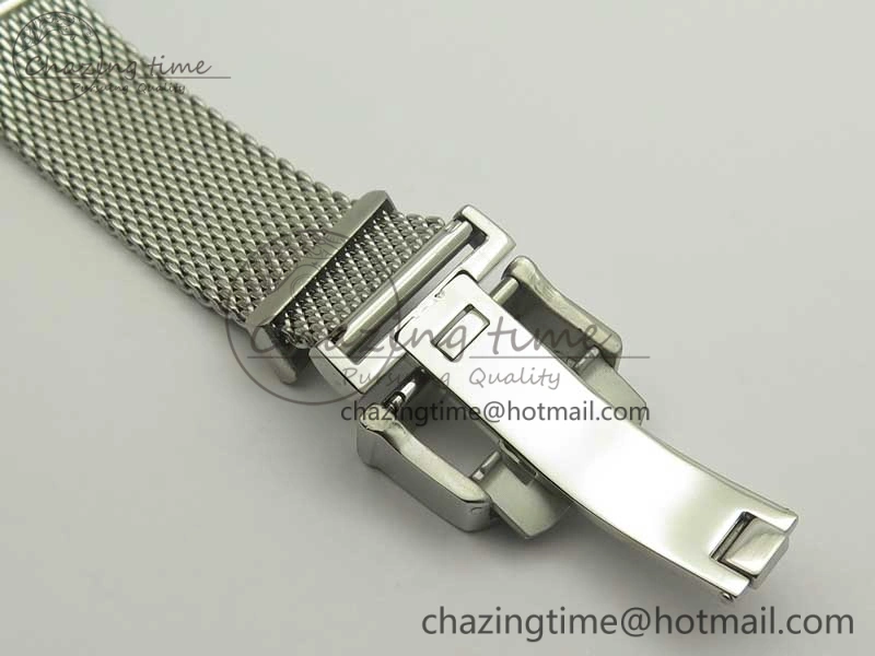 Fashionable Portofino IW356501 SS V3 MK 1:1 Best Edition White Dial Gold Markers On SS Mesh Bracelet MIYOTA 7197