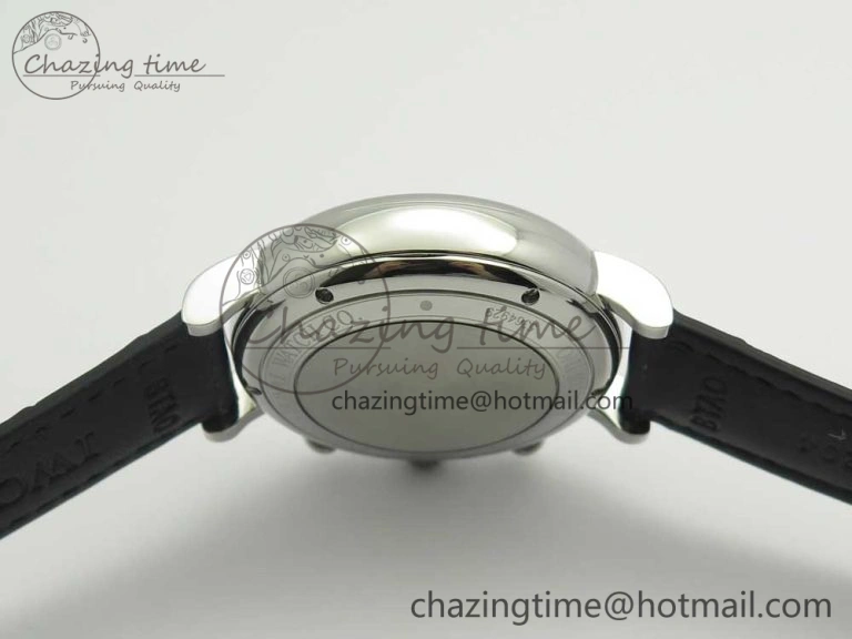 UrbanStyle Portofino IW391001 SS ZK 1:1 Best Edition White Dial Silver Markers on Black Leather Strap A 7139