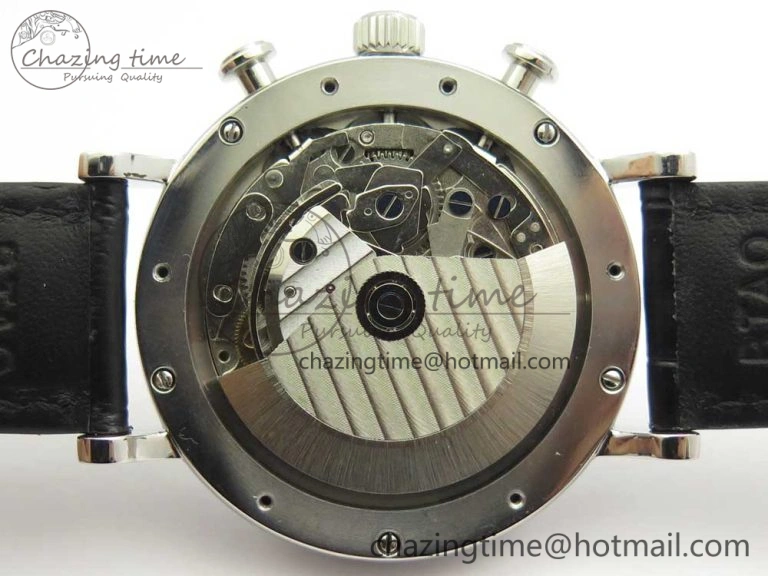 UrbanStyle Portofino IW391001 SS ZK 1:1 Best Edition White Dial Silver Markers on Black Leather Strap A 7139