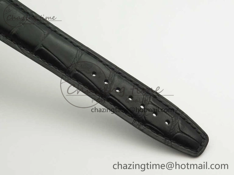 UrbanStyle Portofino IW391001 SS ZK 1:1 Best Edition White Dial Silver Markers on Black Leather Strap A 7139