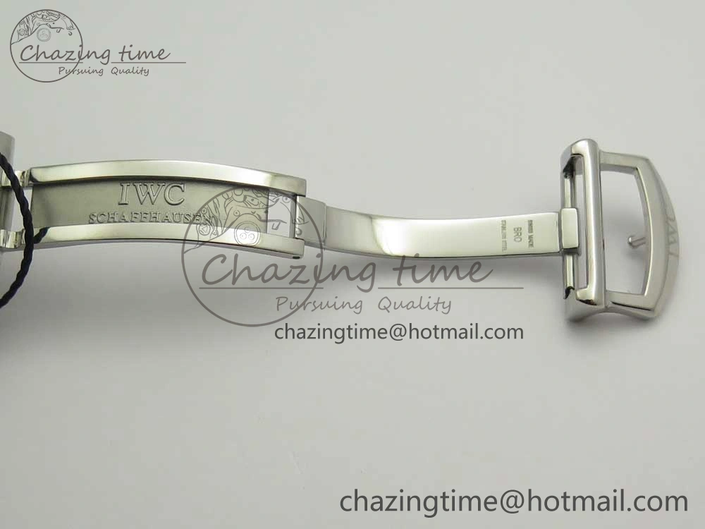 UrbanStyle Portofino IW391001 SS ZK 1:1 Best Edition White Dial Silver Markers on Black Leather Strap A 7139