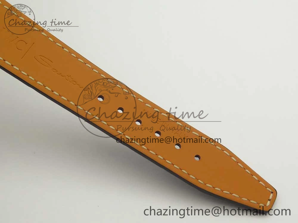 Breathable Portofino IW458101 Diamond Bezel SS MK 1:1 Best Edition Blue Dial On Blue Leather Strap MIYOTA 7169