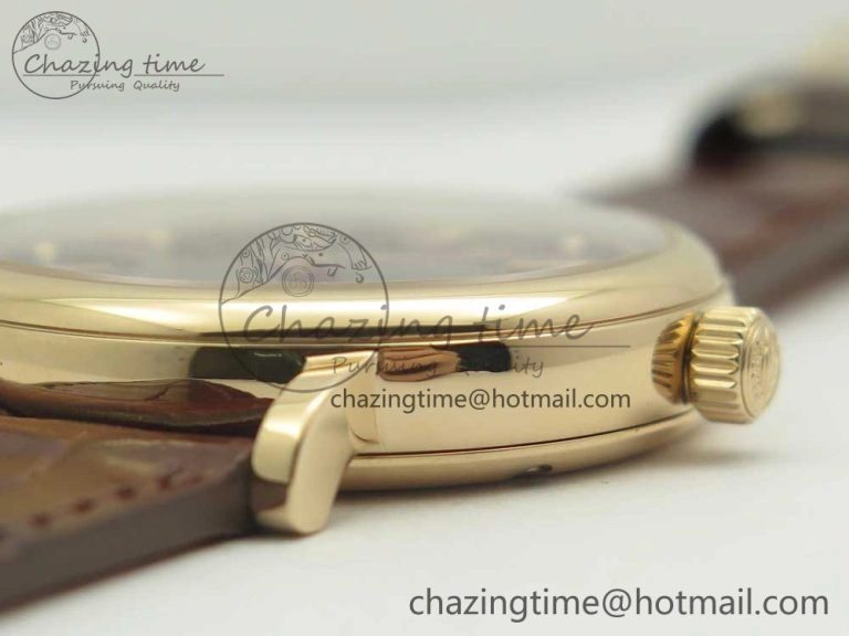 Portofino IW458101 RG MK 1:1 Best Edition Gray Dial On Brown Leather Strap MIYOTA TimelessDesign 10650