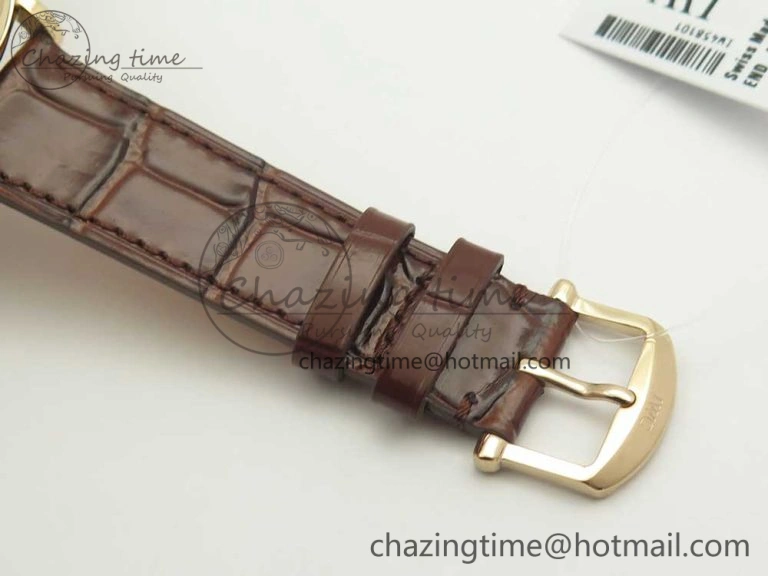 Portofino IW458101 RG MK 1:1 Best Edition Gray Dial On Brown Leather Strap MIYOTA TimelessDesign 10650