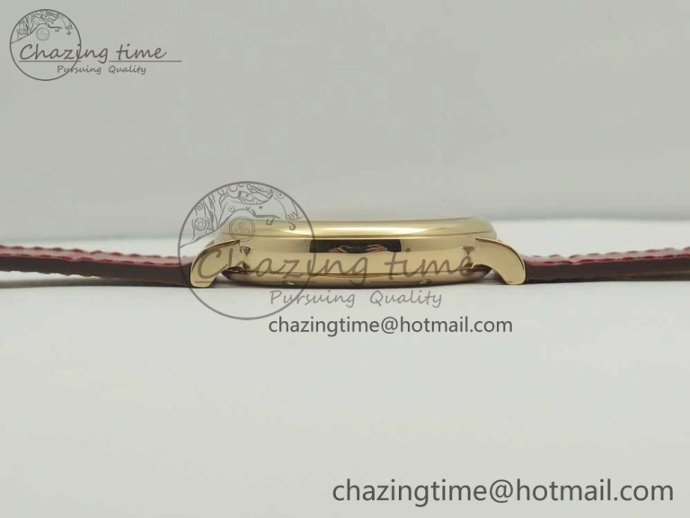 Portofino IW458101 RG MK 1:1 Best Edition Silver Dial On Red Leather Strap MIYOTA WeatherProof 10645