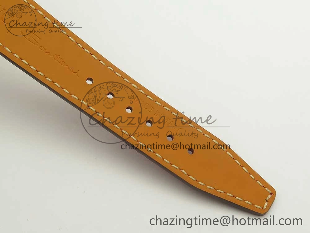 Portofino IW458101 RG MK 1:1 Best Edition Silver Dial On Red Leather Strap MIYOTA WeatherProof 10645