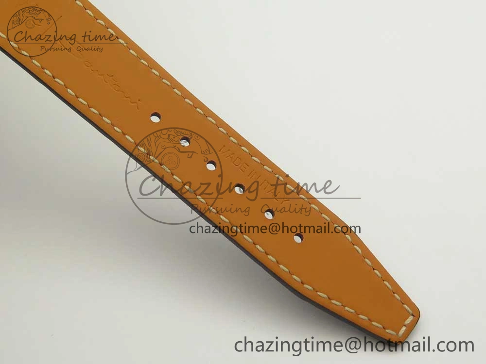 Colorful Portofino IW458101 SS MK 1:1 Best Edition Blue Dial On Blue Leather Strap MIYOTA 7168
