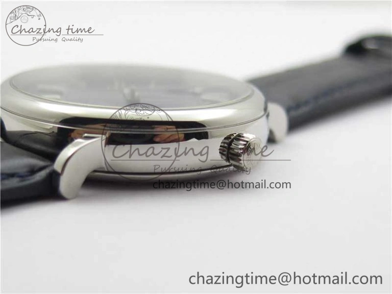 FastDry Portofino IW459402 SS MKS 1:1 Best Edition Blue Dial on Blue Leather Strap Miyota 7082
