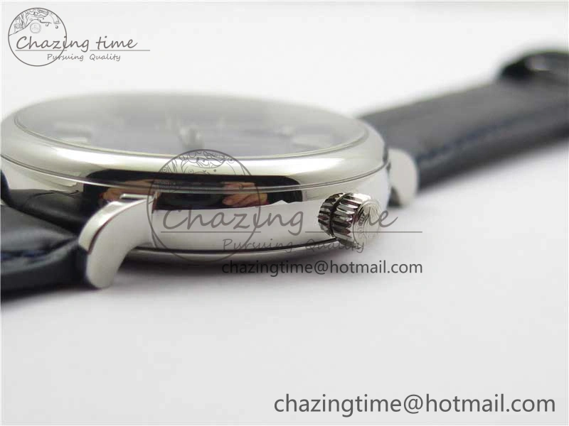 FastDry Portofino IW459402 SS MKS 1:1 Best Edition Blue Dial on Blue Leather Strap Miyota 7082