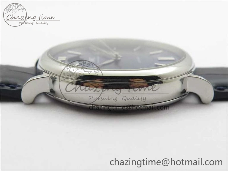 FastDry Portofino IW459402 SS MKS 1:1 Best Edition Blue Dial on Blue Leather Strap Miyota 7082