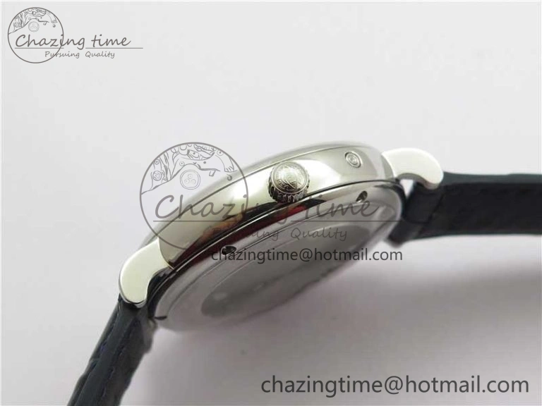 FastDry Portofino IW459402 SS MKS 1:1 Best Edition Blue Dial on Blue Leather Strap Miyota 7082