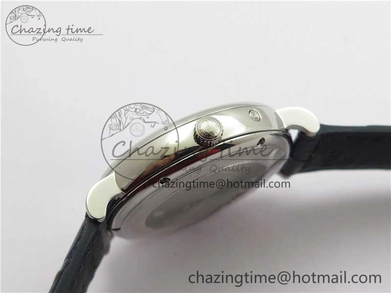 FastDry Portofino IW459402 SS MKS 1:1 Best Edition Blue Dial on Blue Leather Strap Miyota 7082