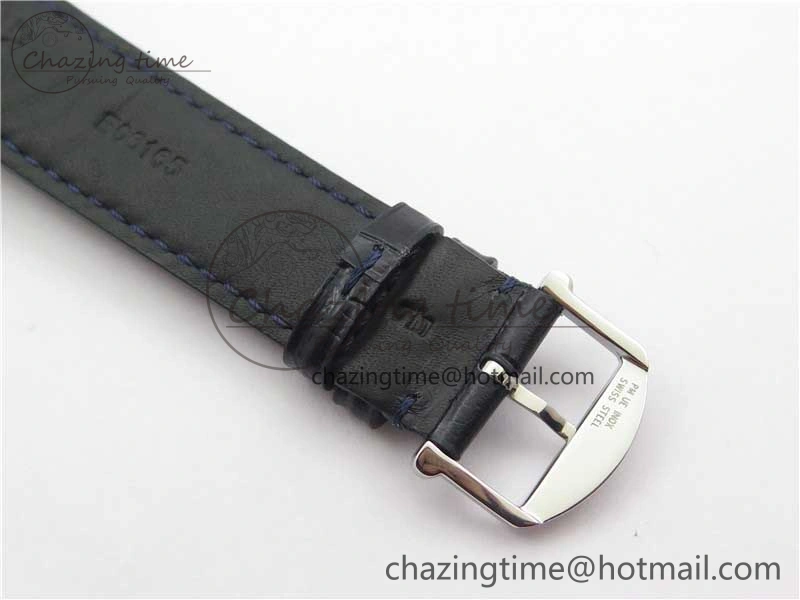 FastDry Portofino IW459402 SS MKS 1:1 Best Edition Blue Dial on Blue Leather Strap Miyota 7082