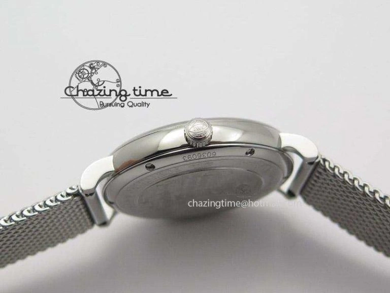 Durable Portofino SCHAFFHAUSEN SS MKF 1:1 Best Edition Blue Dial On Mesh Bracelet A 7338