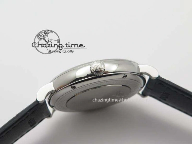 Portofino SCHAFFHAUSEN SS MKF 1:1 V2 Best Edition Black Dial On Black Leather Strap A Trendsetting 7350