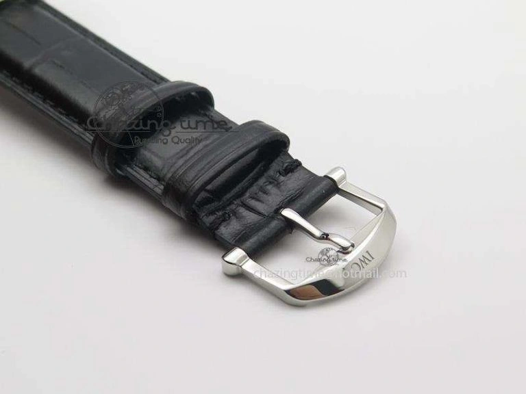 Portofino SCHAFFHAUSEN SS MKF 1:1 V2 Best Edition Black Dial On Black Leather Strap A Trendsetting 7350