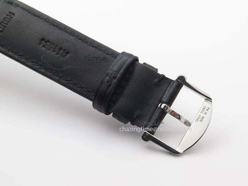 Portofino SCHAFFHAUSEN SS MKF 1:1 V2 Best Edition Black Dial On Black Leather Strap A Trendsetting 7350