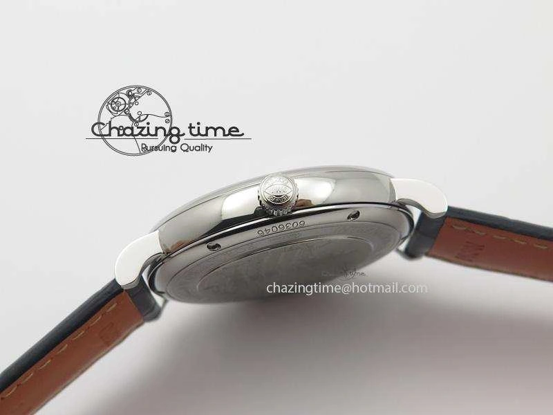 Portofino SCHAFFHAUSEN SS MKF 1:1 V2 Best Edition Blue Dial On Black Leather Strap A Comfortable 7349