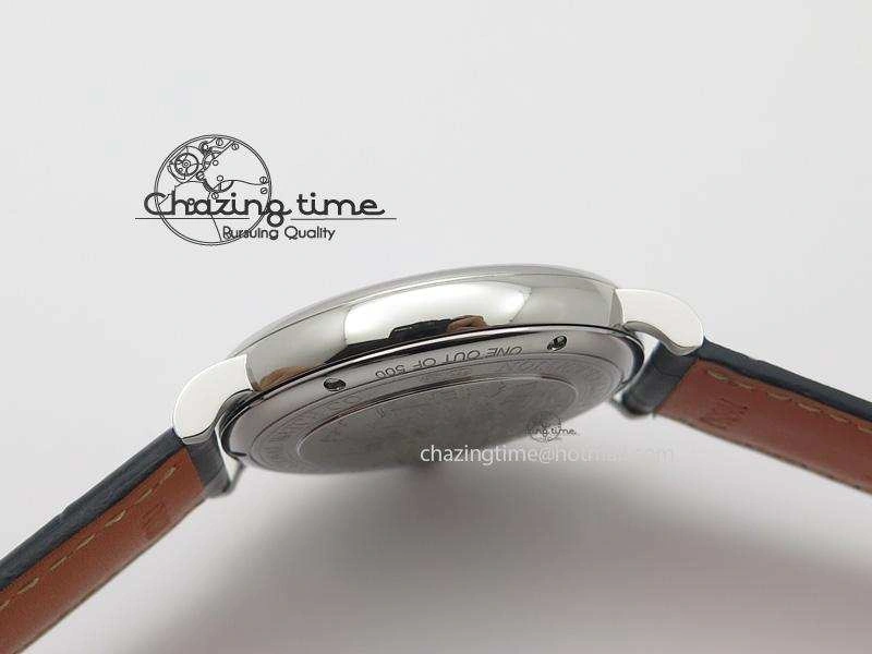 Portofino SCHAFFHAUSEN SS MKF 1:1 V2 Best Edition Blue Dial On Black Leather Strap A Comfortable 7349