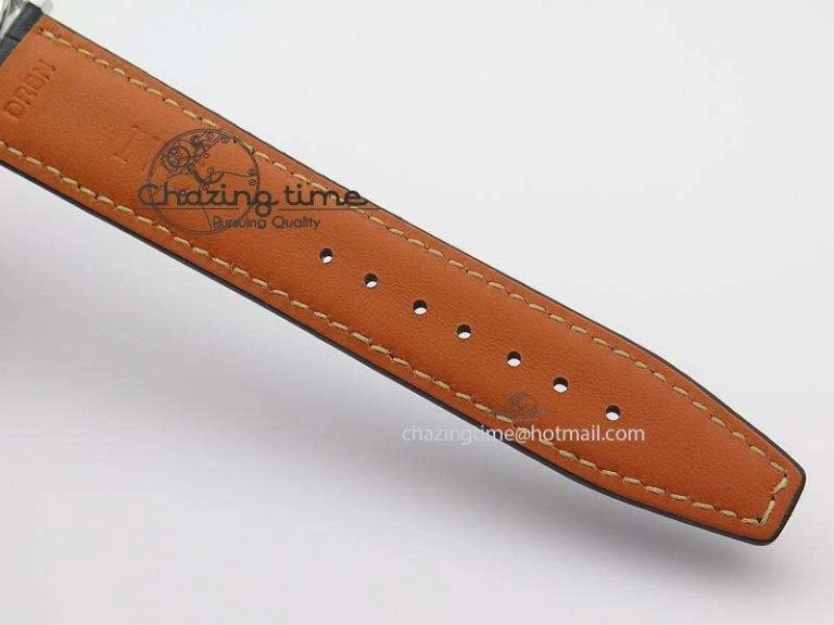 Portofino SCHAFFHAUSEN SS MKF 1:1 V2 Best Edition Blue Dial On Black Leather Strap A Comfortable 7349