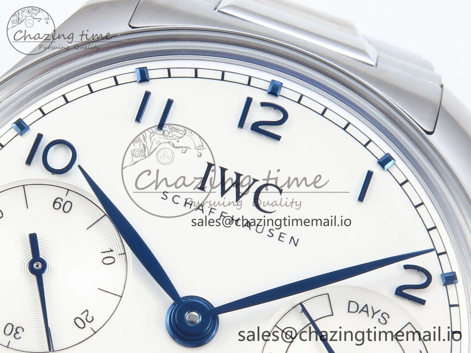 HighPerformance Portugieser Auto IWC0562C APSF 1:1 Best Edition White Blue Dial on SS Bracelet A 6992