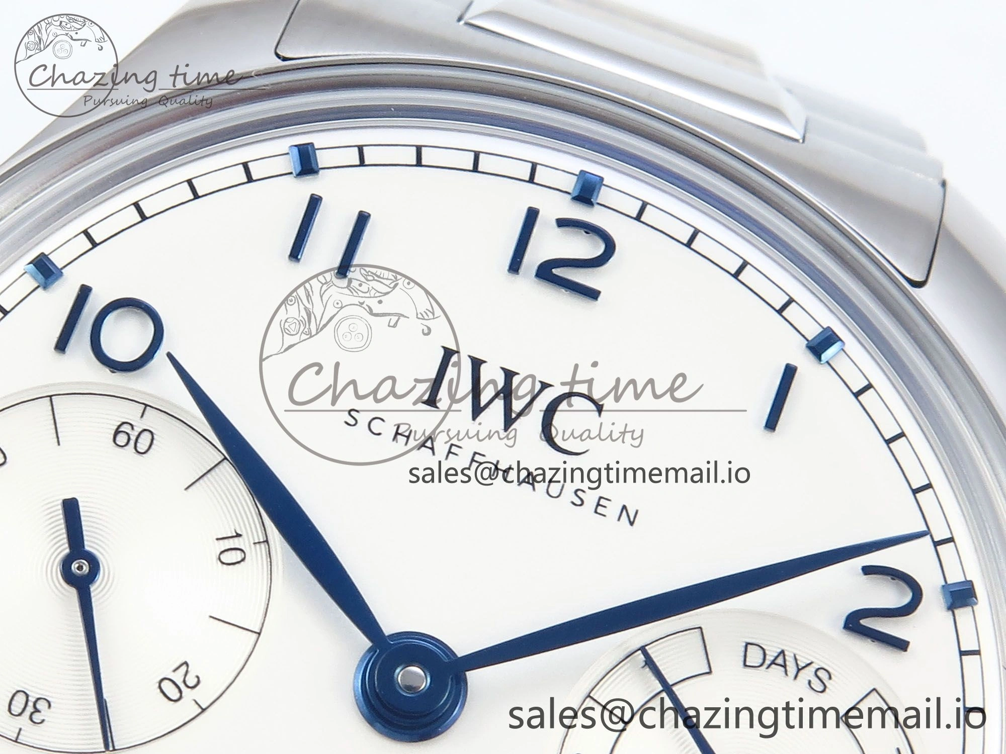 HighPerformance Portugieser Auto IWC0562C APSF 1:1 Best Edition White Blue Dial on SS Bracelet A 6992