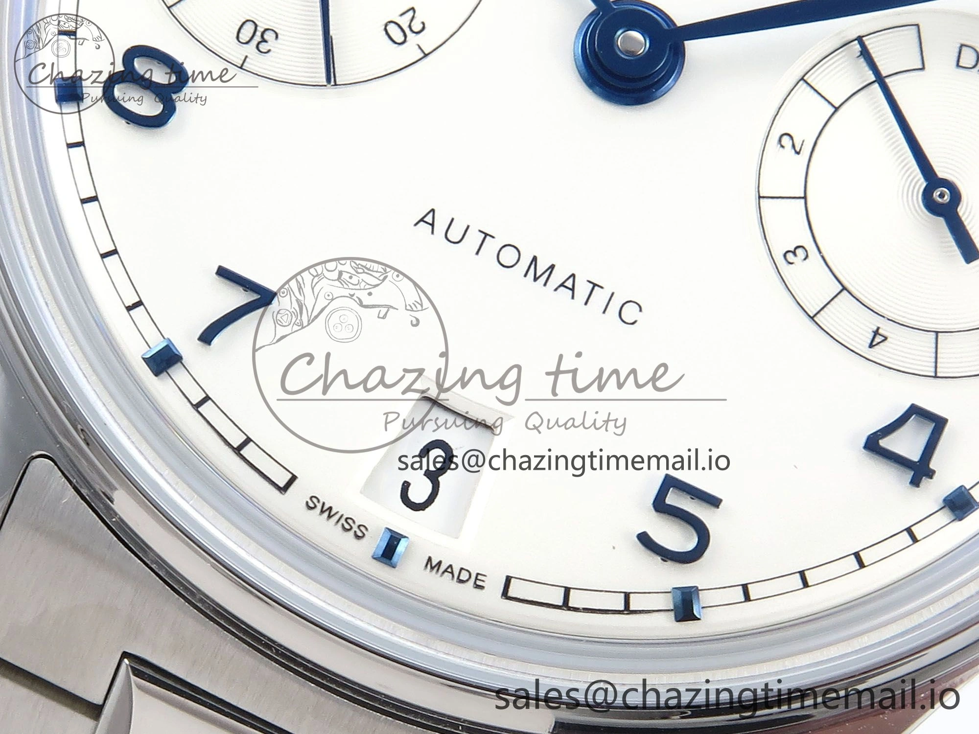 HighPerformance Portugieser Auto IWC0562C APSF 1:1 Best Edition White Blue Dial on SS Bracelet A 6992