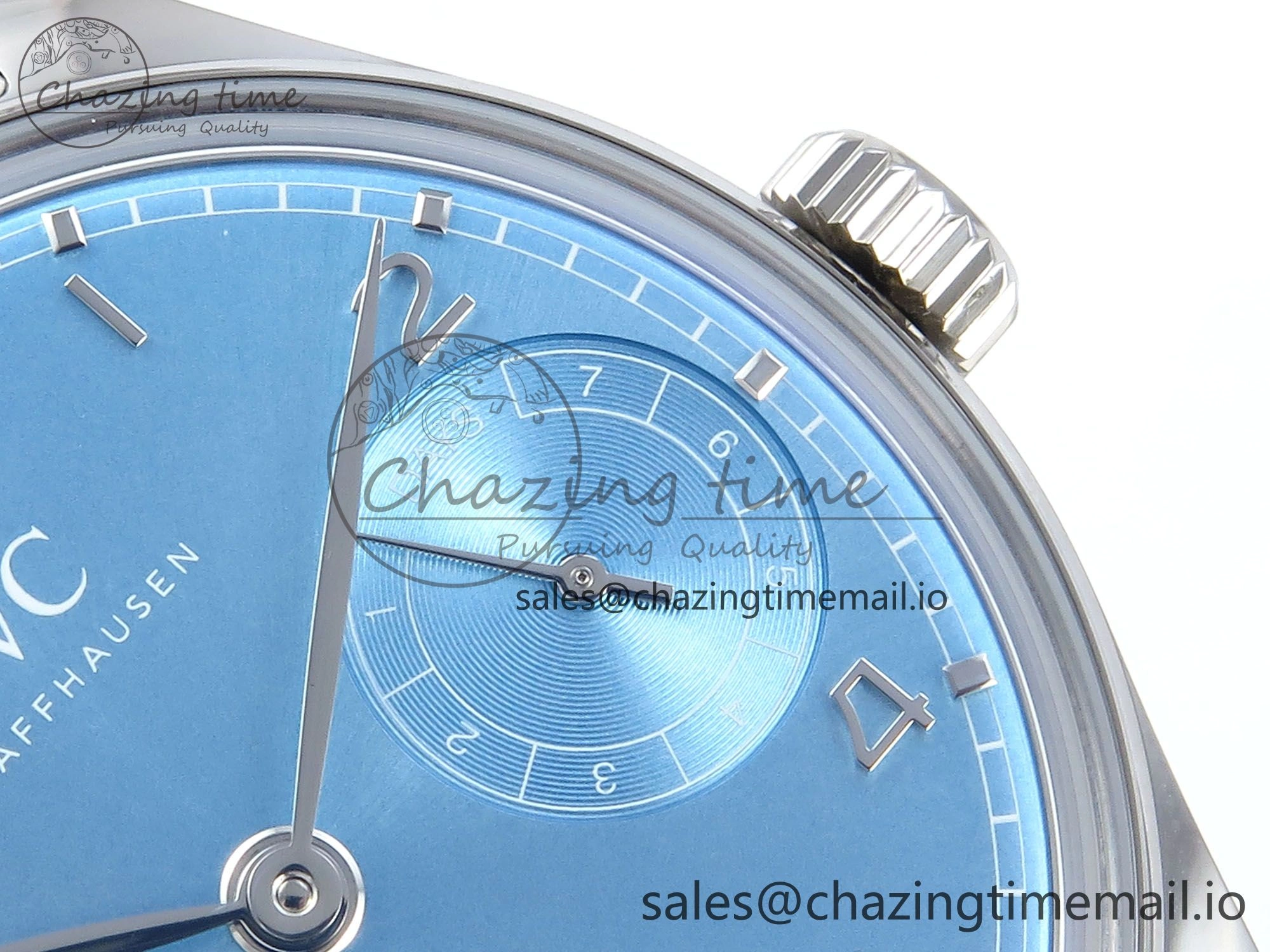 Portugieser Auto IWC0562D APSF 1:1 Best Edition Light Blue Dial on SS Bracelet A Durable 6994