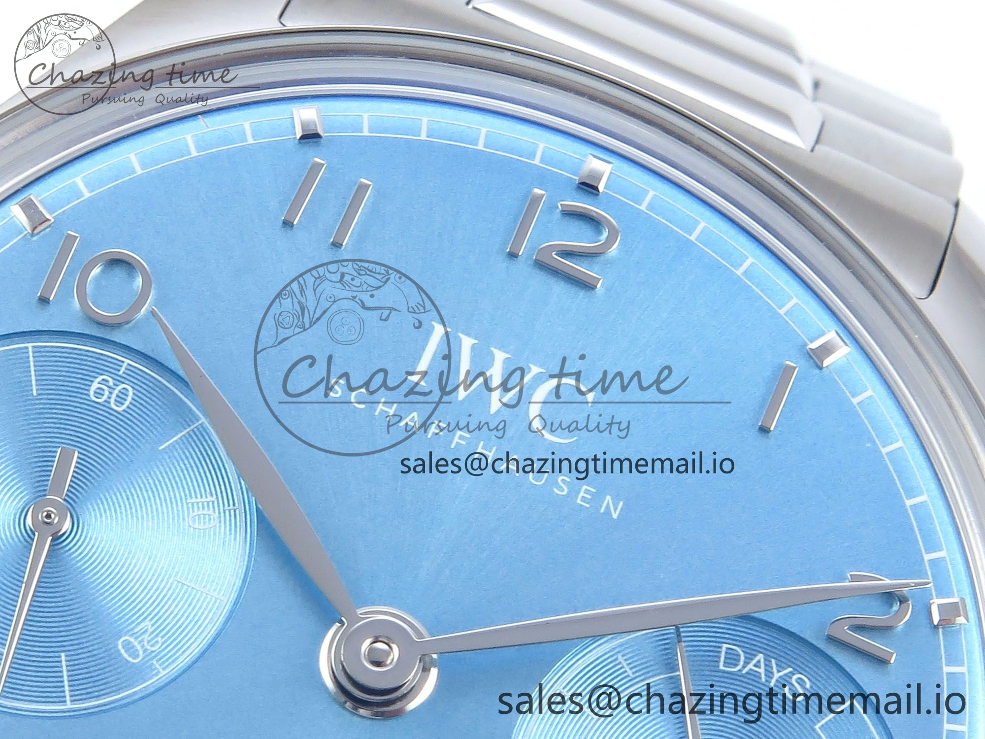 Portugieser Auto IWC0562D APSF 1:1 Best Edition Light Blue Dial on SS Bracelet A Durable 6994