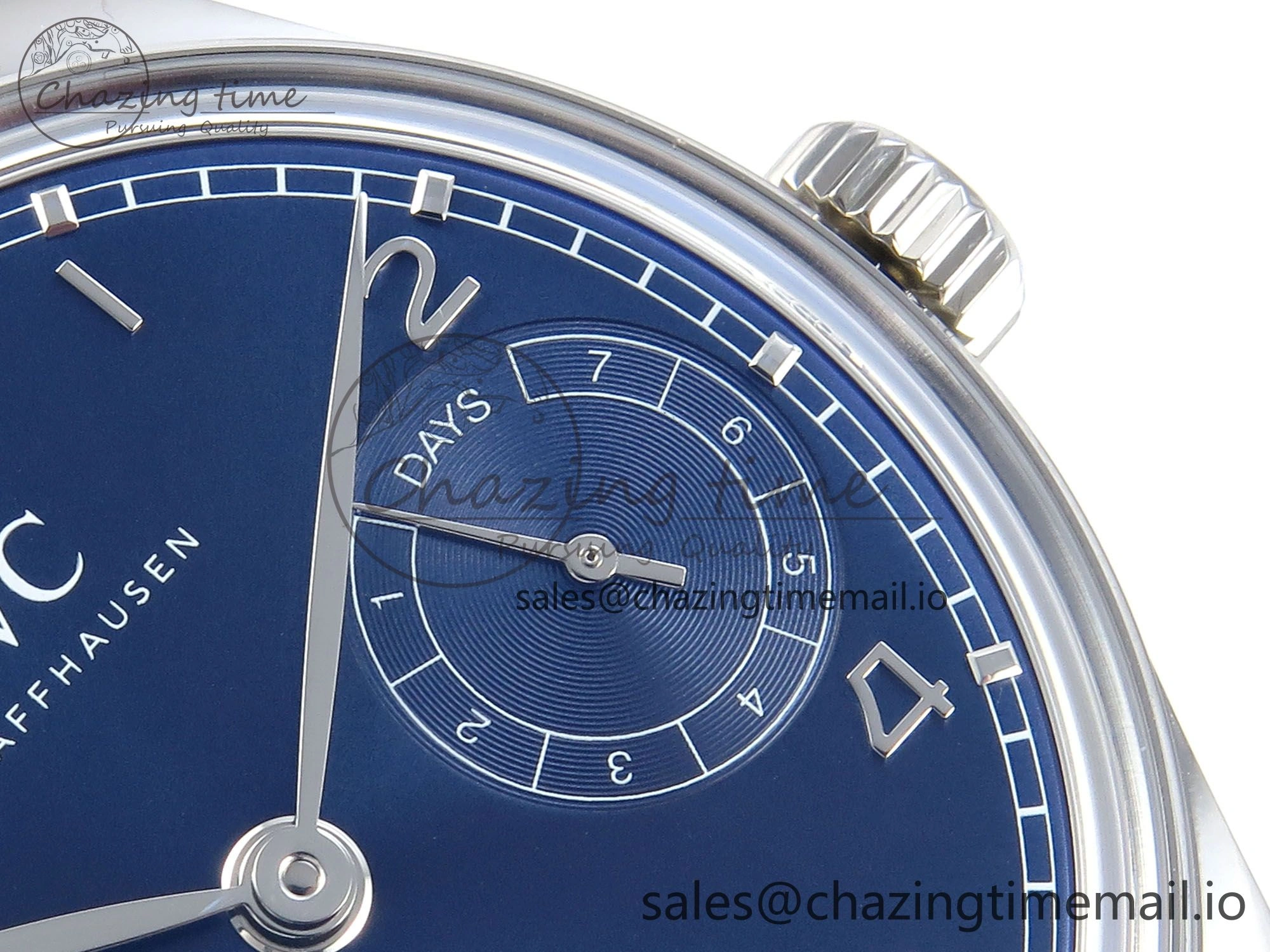 Portugieser Auto IWC0562E APSF 1:1 Best Edition Blue Dial on SS Bracelet A SoftTouch 6997