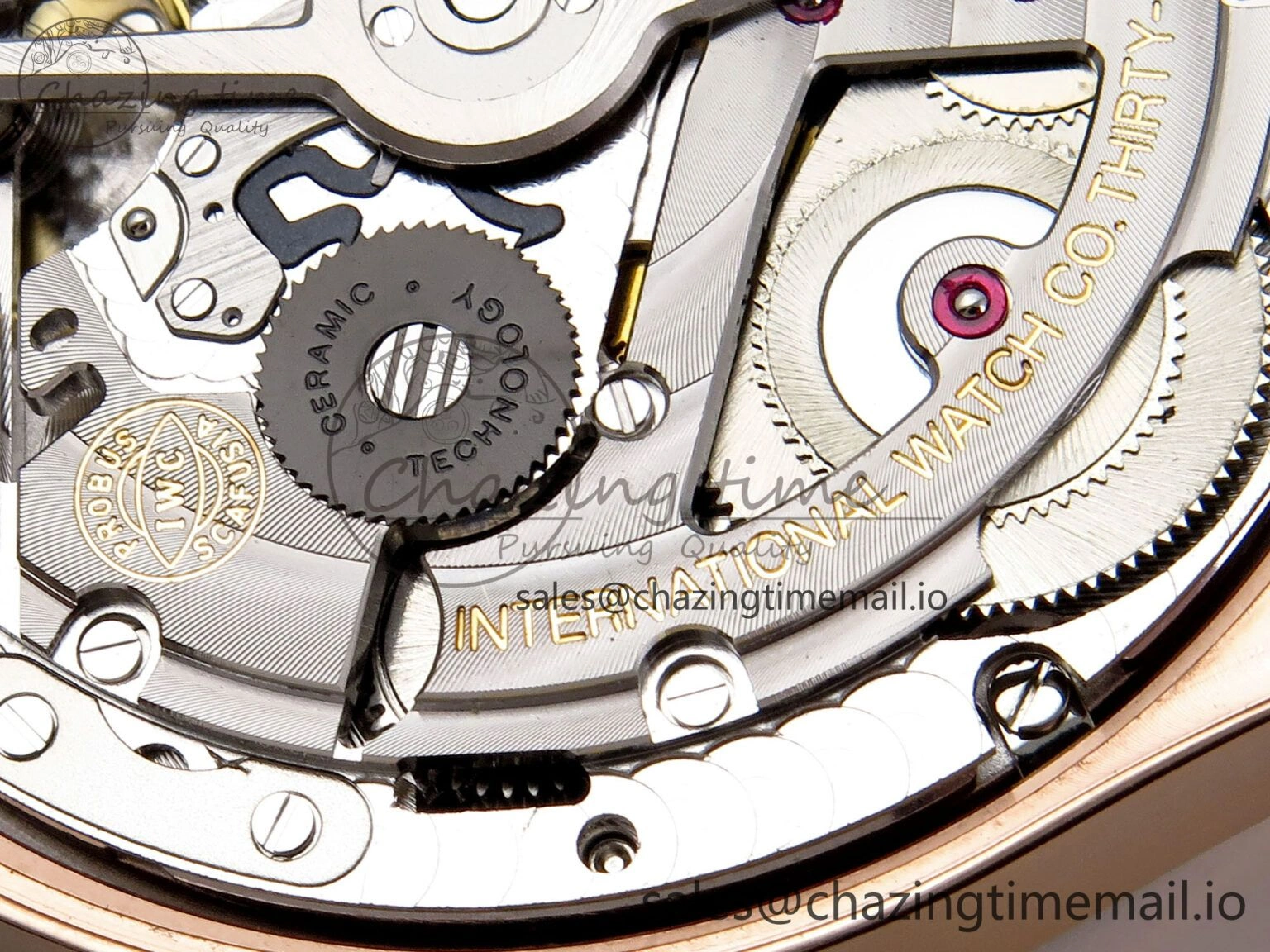 Portugieser Automatic 42mm RG APSF 1:1 Best Edition Black Dial on Black Leather Strap A Supportive 7007