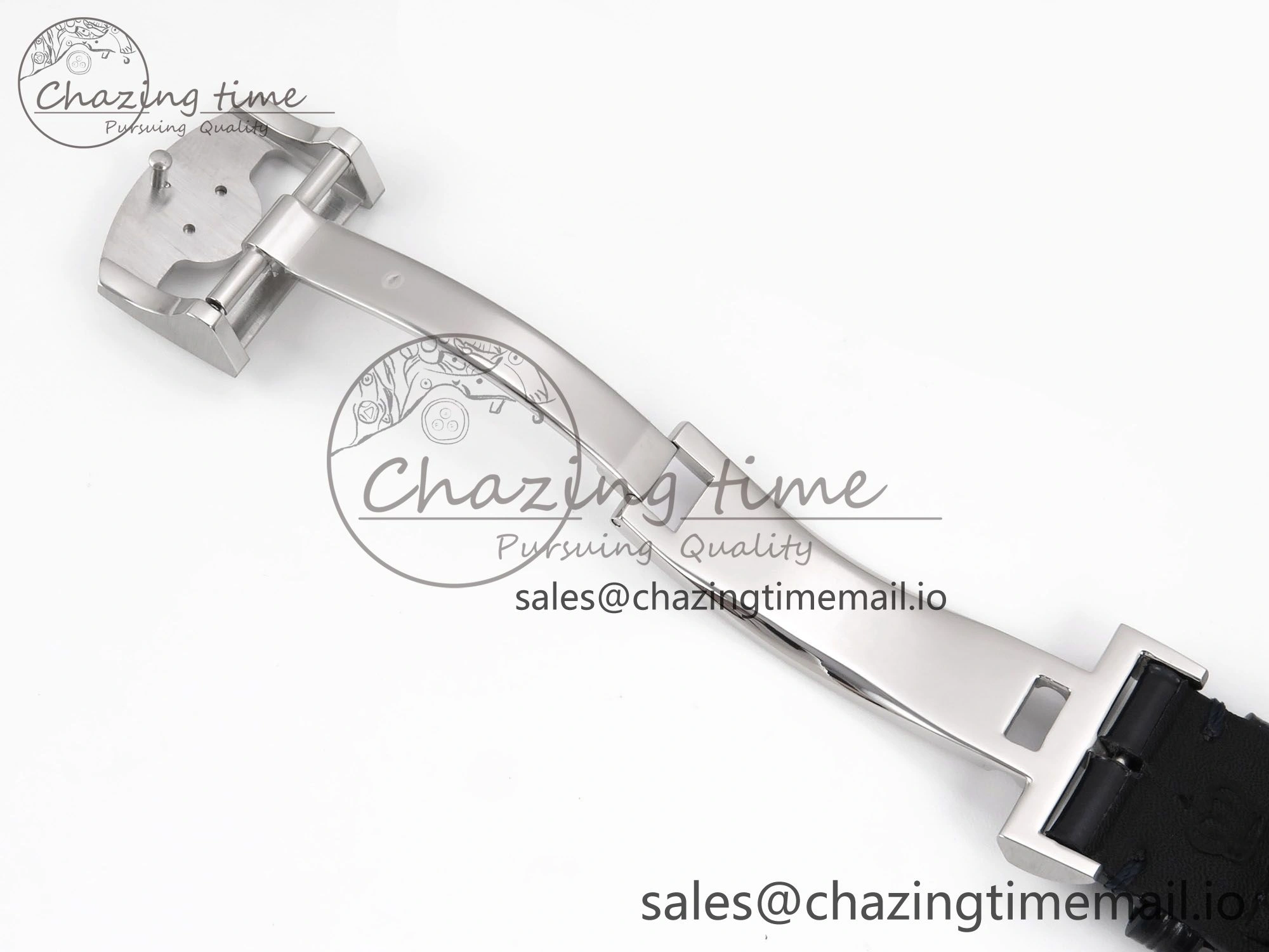 Fashionable Portugieser Automatic 42mm SS APSF 1:1 Best Edition White Dial Blue Marker on Blue Leather Strap A 7009