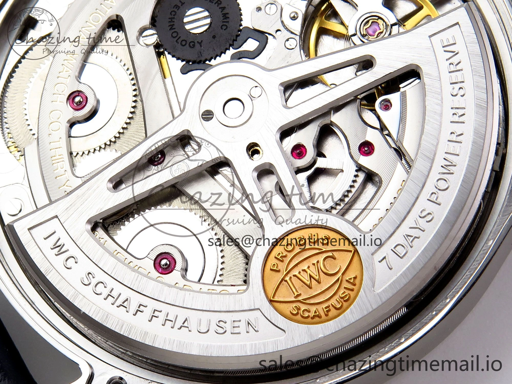 Fashionable Portugieser Automatic 42mm SS APSF 1:1 Best Edition White Dial Blue Marker on Blue Leather Strap A 7009