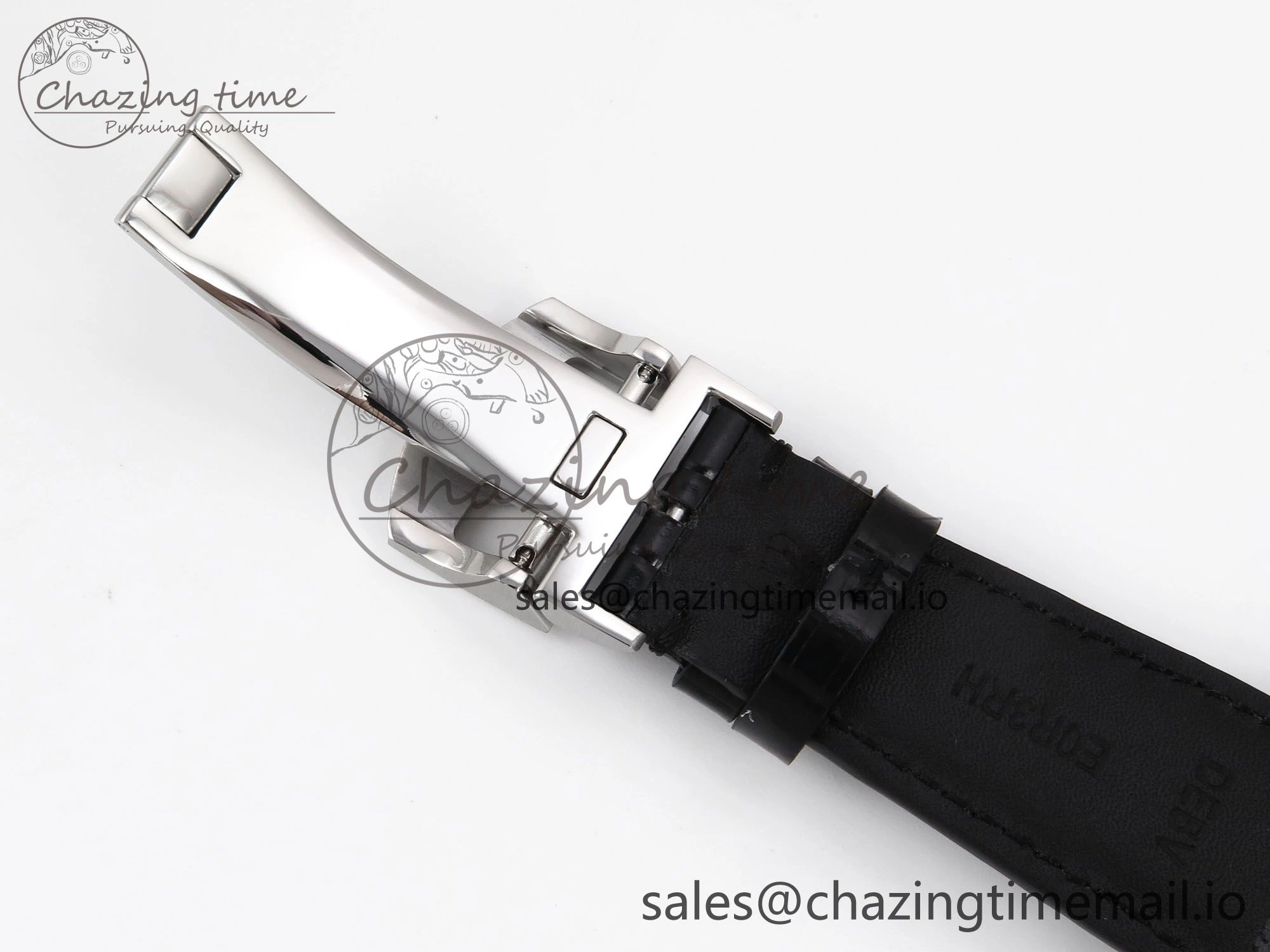 Durable Portugieser Automatic SS IW501705 APSF 1:1 Best Edition RG Dial on Black Leather Strap A 7011