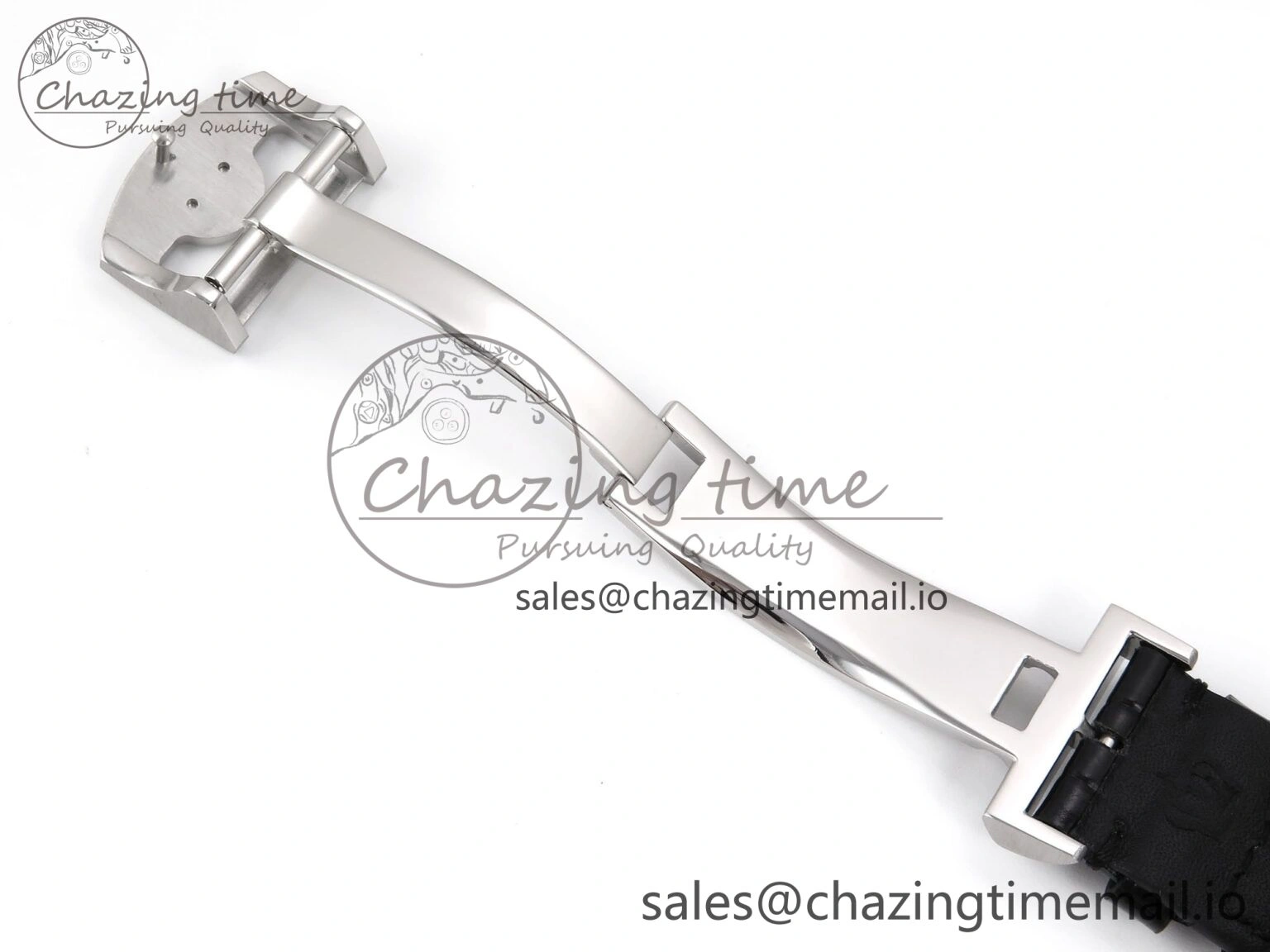 Durable Portugieser Automatic SS IW501705 APSF 1:1 Best Edition RG Dial on Black Leather Strap A 7011