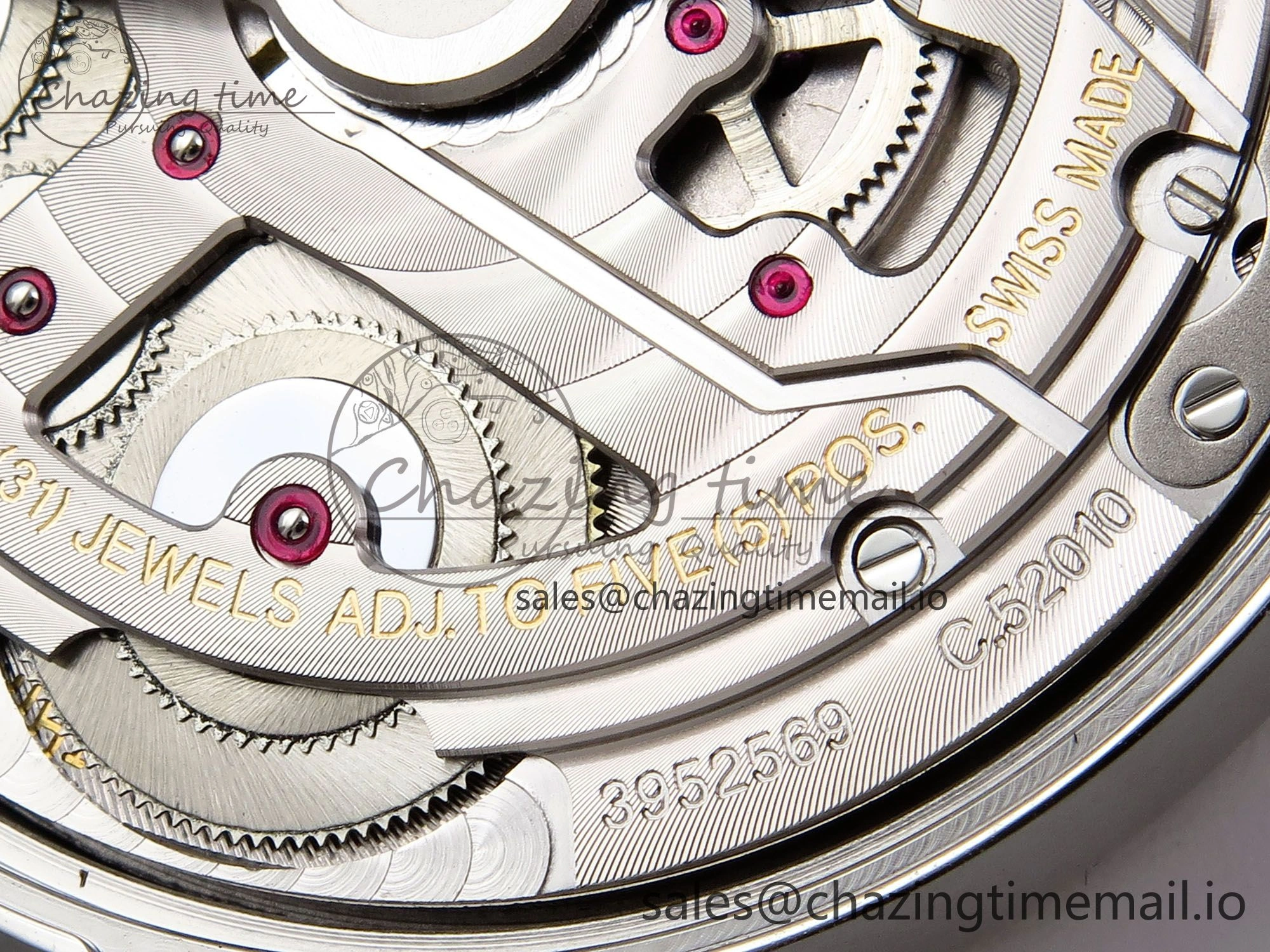Durable Portugieser Automatic SS IW501705 APSF 1:1 Best Edition RG Dial on Black Leather Strap A 7011