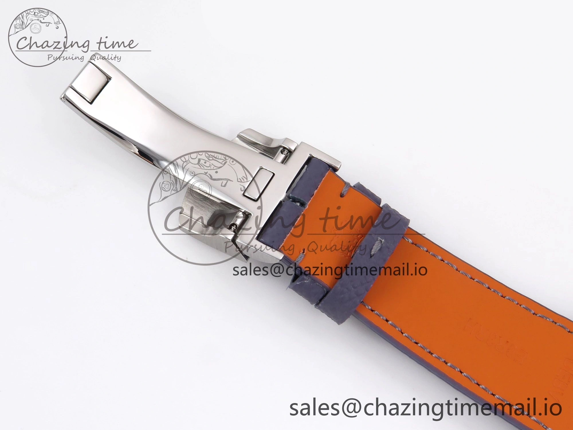 Portugieser Automatic SS IW501708 APSF 1:1 Best Edition Light Blue Dial on Gray Leather Strap A Versatile 7012
