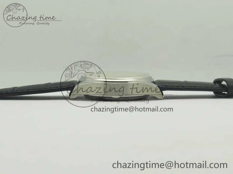 Cozy Portugieser Chrono  42 IW390302 ZF 1:1 Best Edition White Dial Blue Markers on Black Leather Strap A 7185