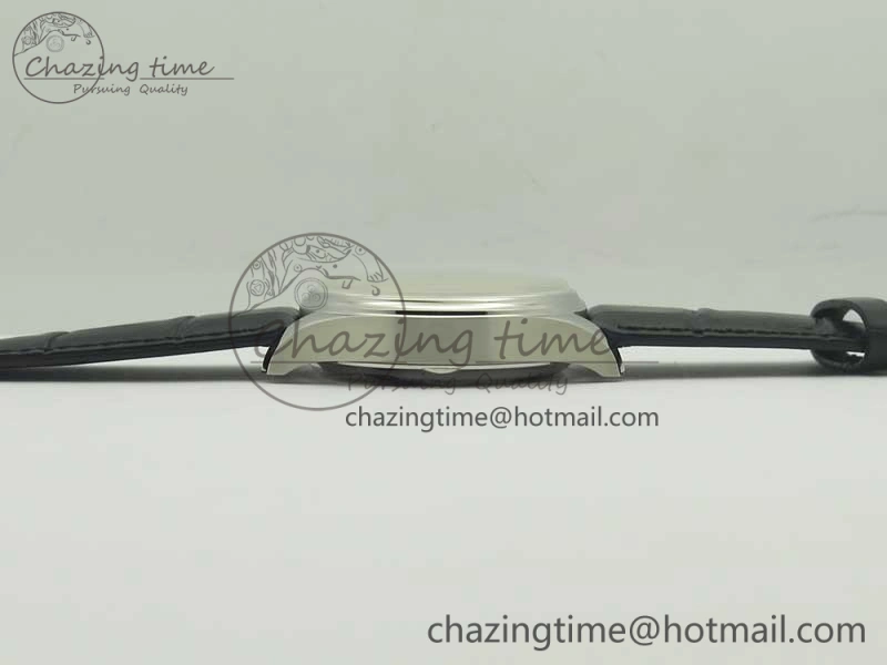 Cozy Portugieser Chrono  42 IW390302 ZF 1:1 Best Edition White Dial Blue Markers on Black Leather Strap A 7185