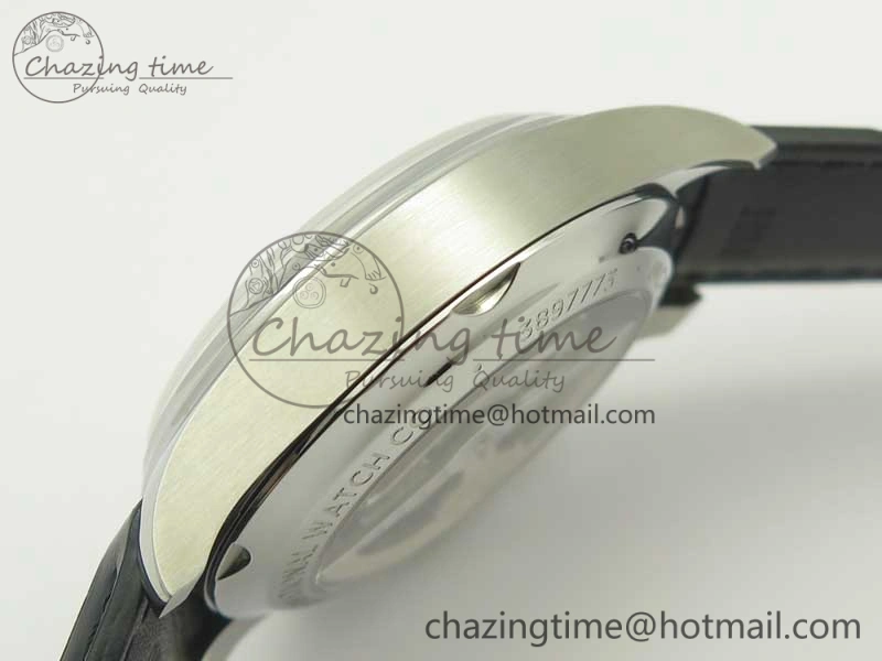 Cozy Portugieser Chrono  42 IW390302 ZF 1:1 Best Edition White Dial Blue Markers on Black Leather Strap A 7185
