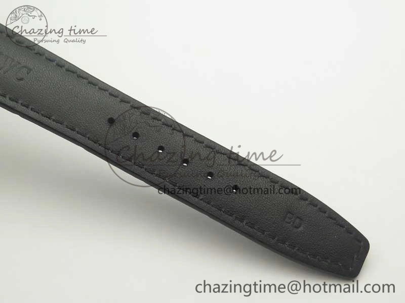 Cozy Portugieser Chrono  42 IW390302 ZF 1:1 Best Edition White Dial Blue Markers on Black Leather Strap A 7185